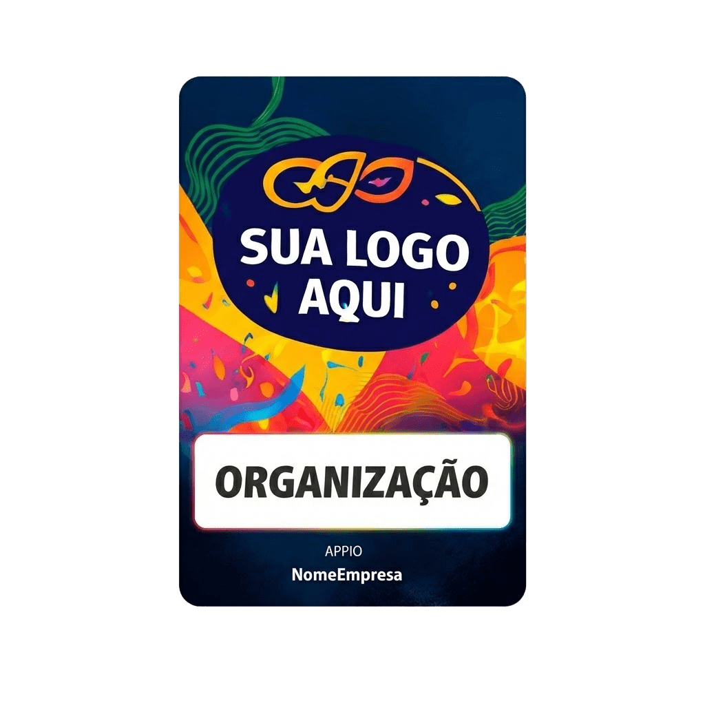CRACHÁ CREDENCIAL PARA EVENTO (Só frente)