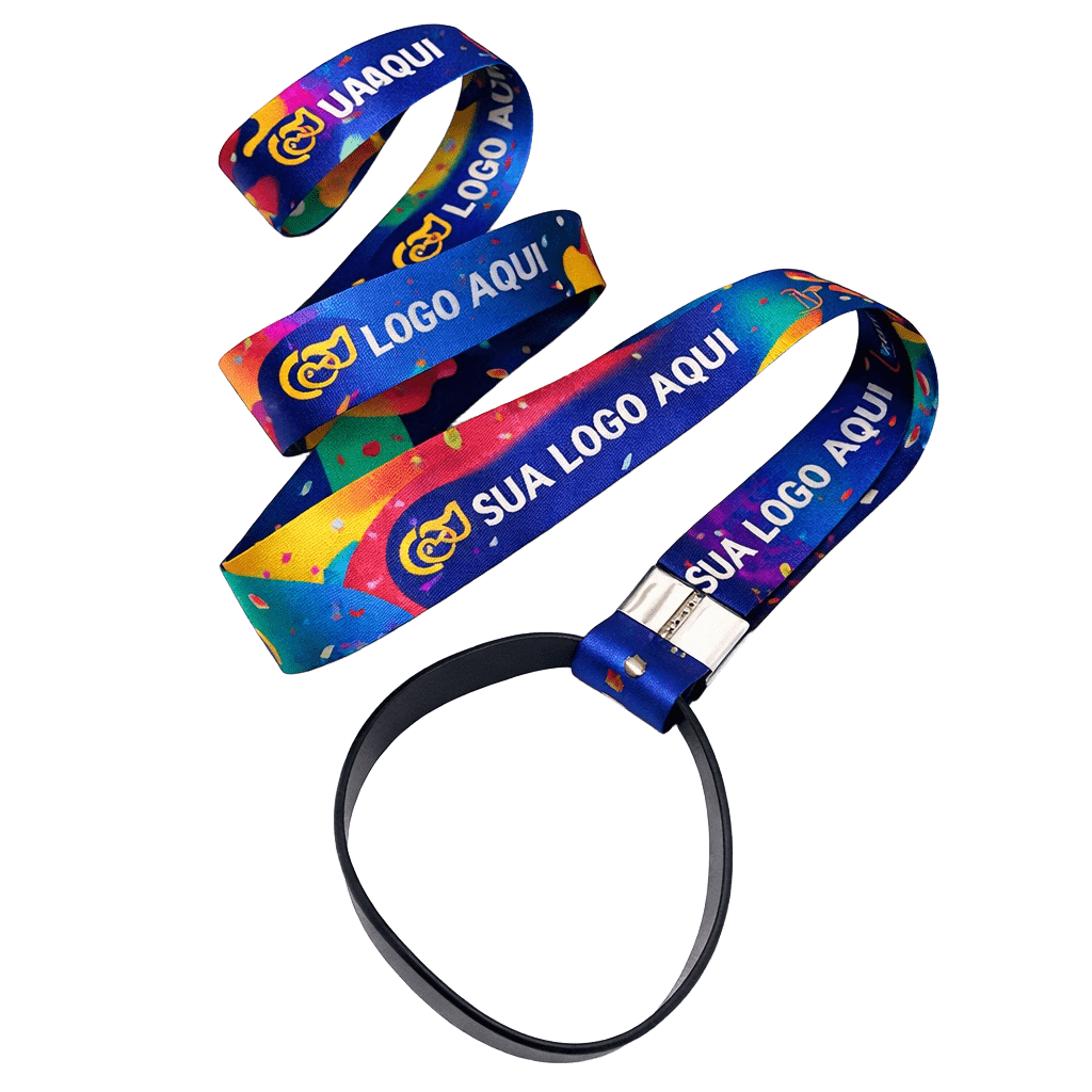 CORDÃO TIRANTE COM PORTA COPO DE SILICONE