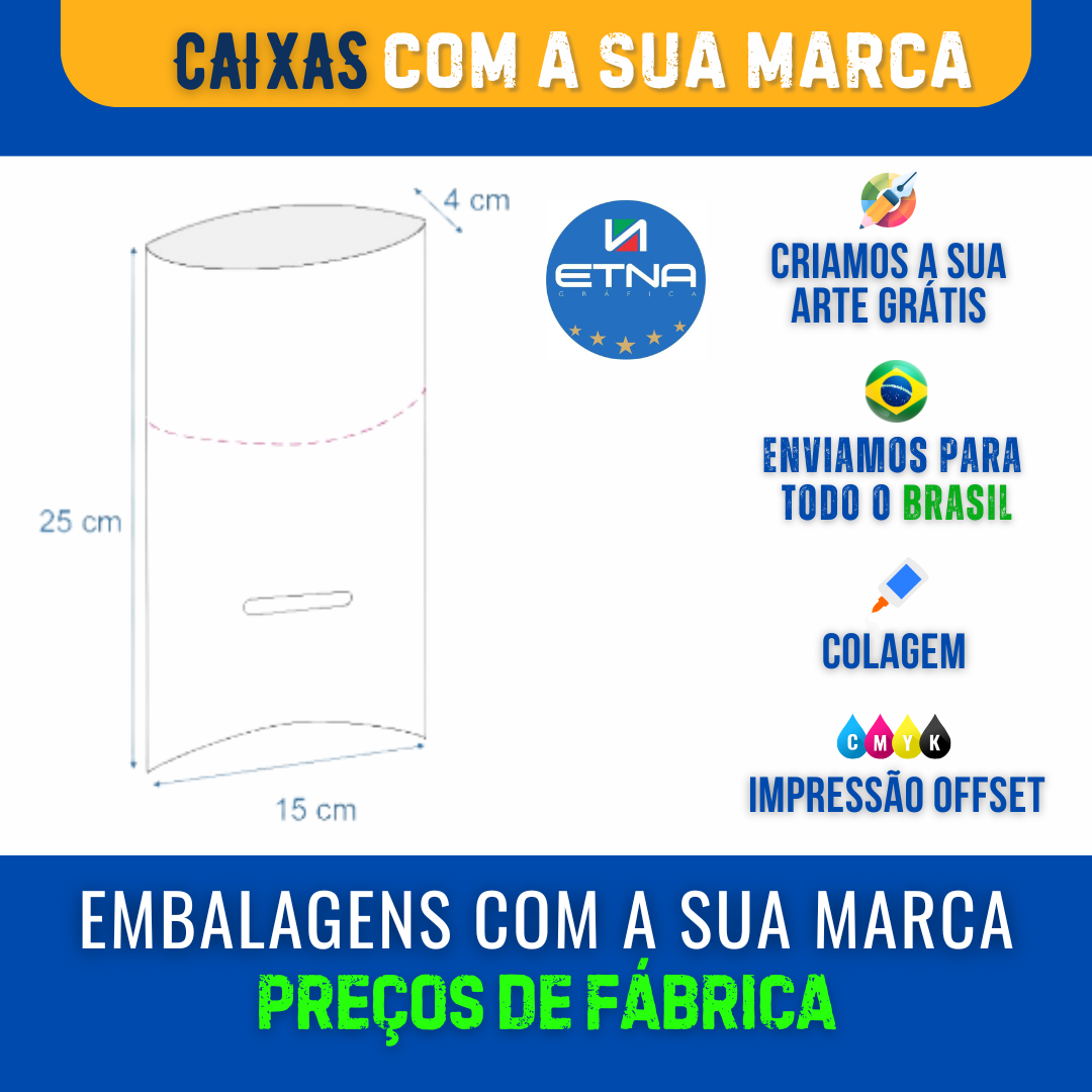 Caixa G - 15x25x4 cm