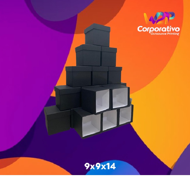 CX9914TS - Caixa Cartonada com Tampa Solta Personalizada 9x9x14 cm