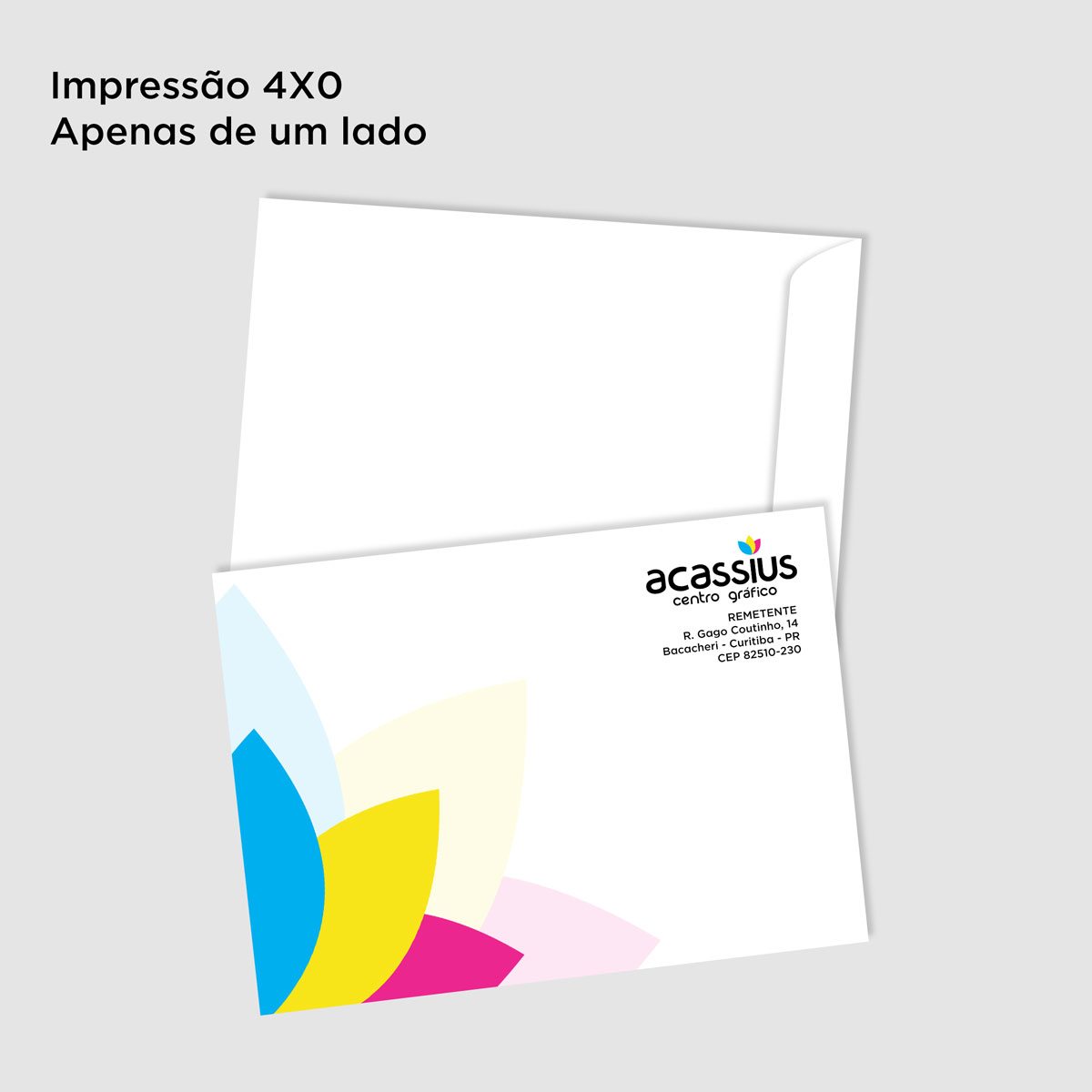 Envelope 16x23cm 4X0 cores