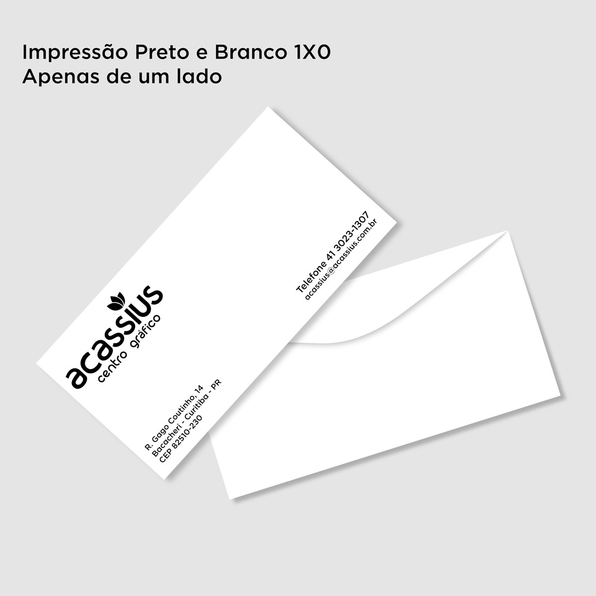 Envelope 23x11cm 1X0 cores