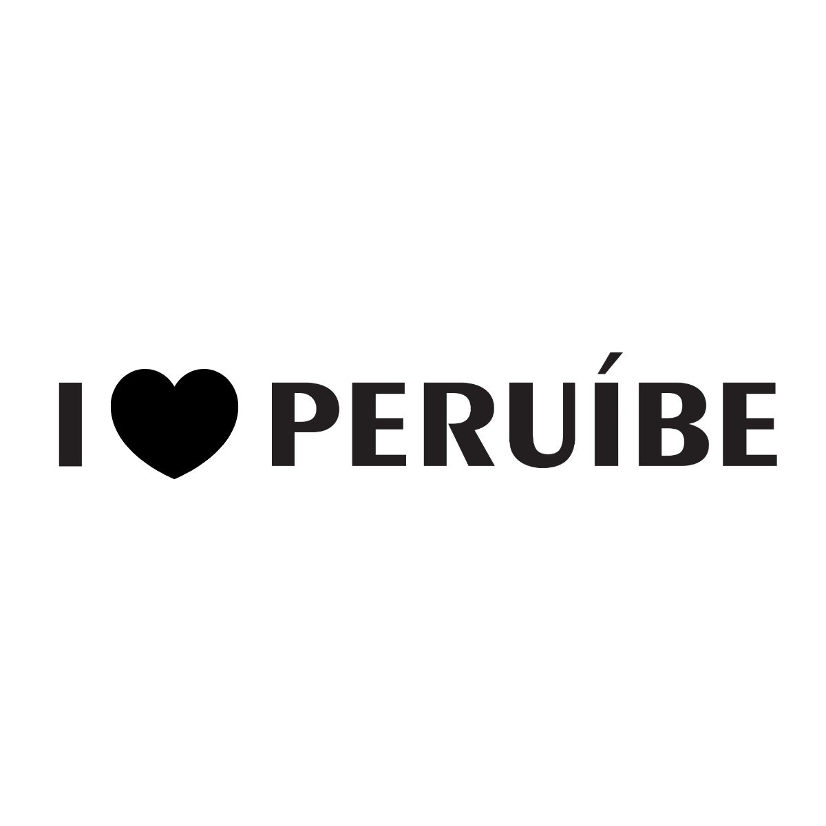 Adesivo Para Carro Eu Amo Peruíbe