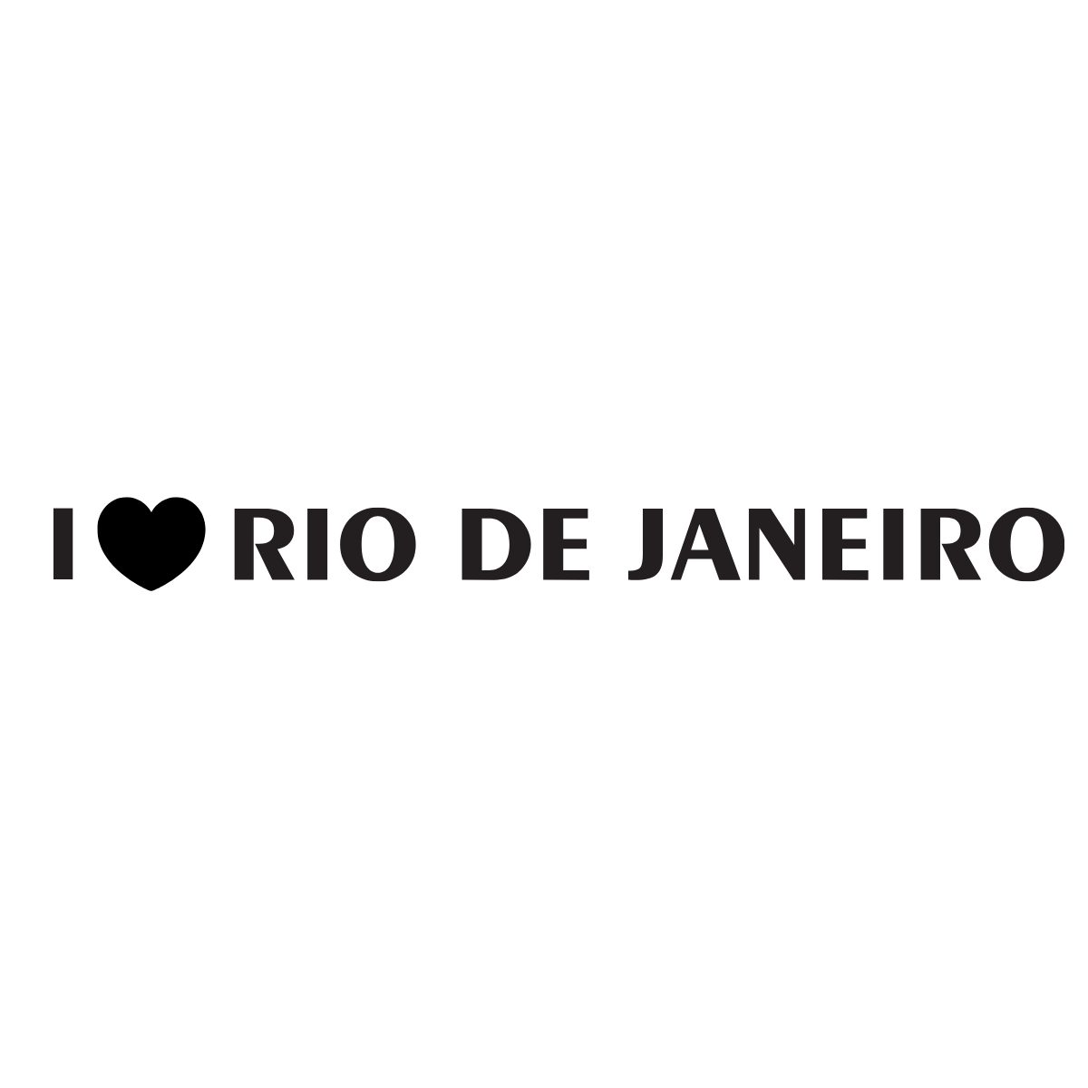 Adesivo Para Carro Eu Amo Rio de Janeiro