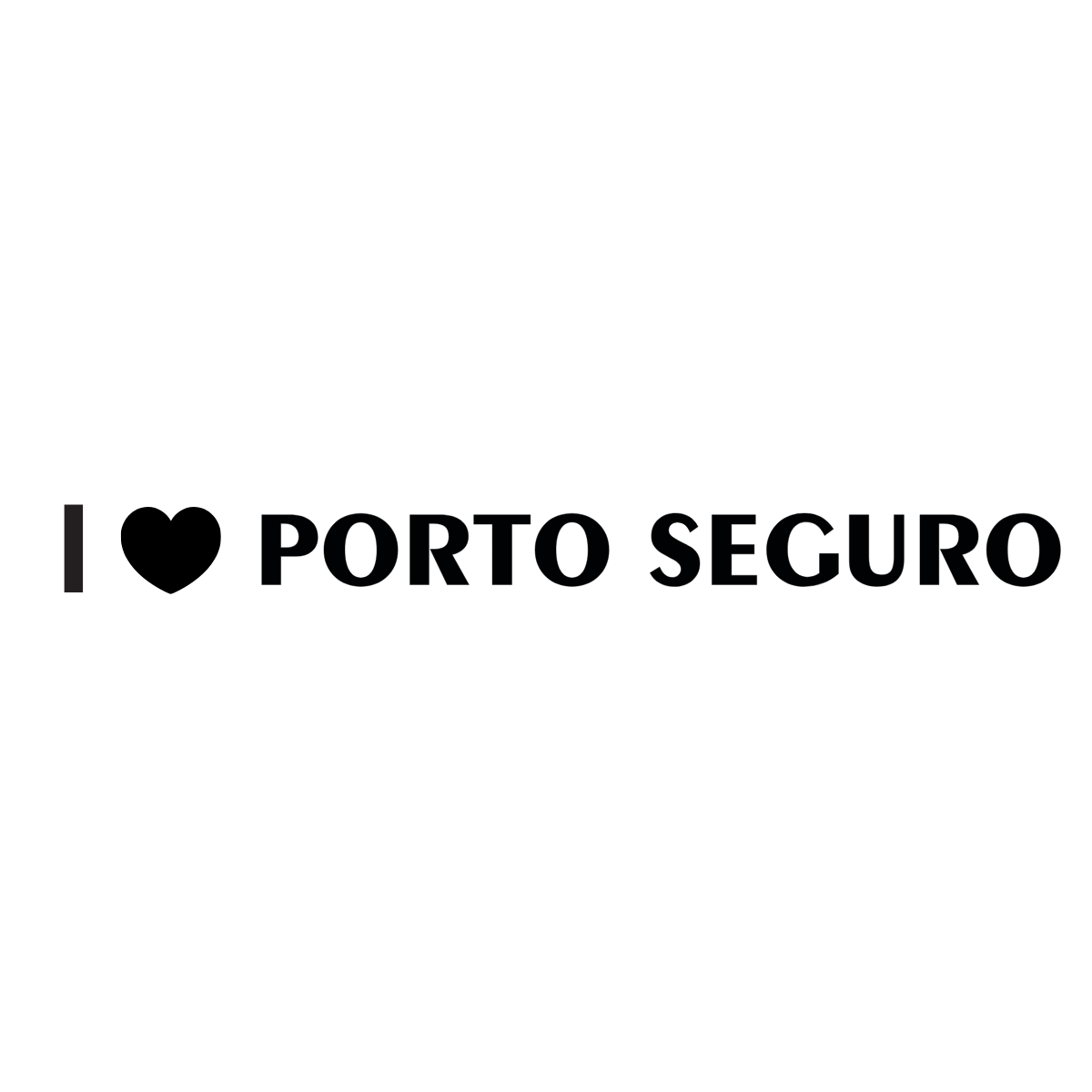 Adesivo Para Carro Eu Amo Porto Seguro