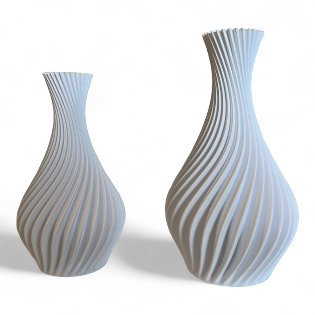 Kit 2 Vasos Decorativos com Planta Artificial PETG Resistente Sala Escritório Luxo