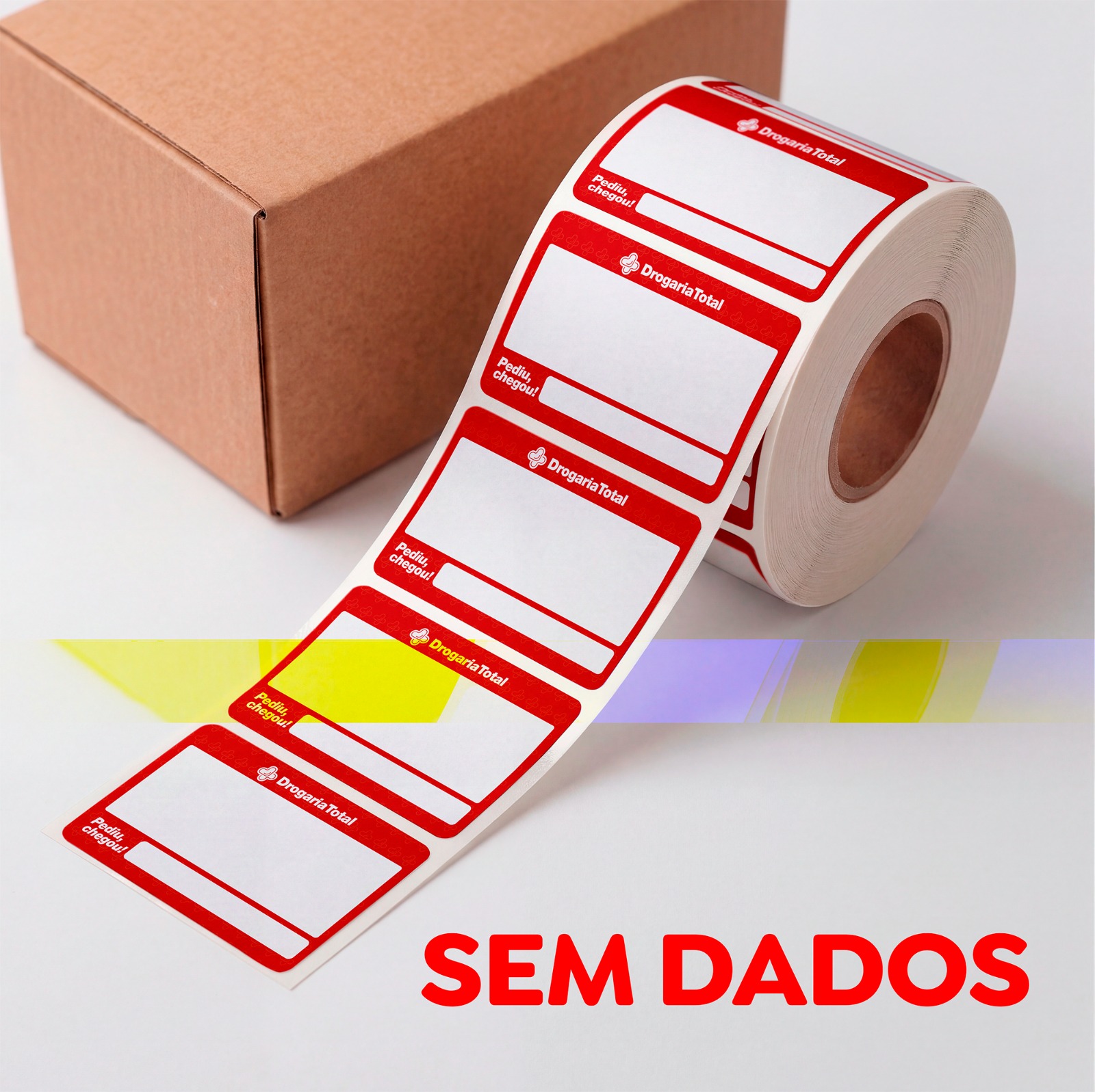 Rolo Etiquetas Posologia 6x4 - 2026 - Sem dados
