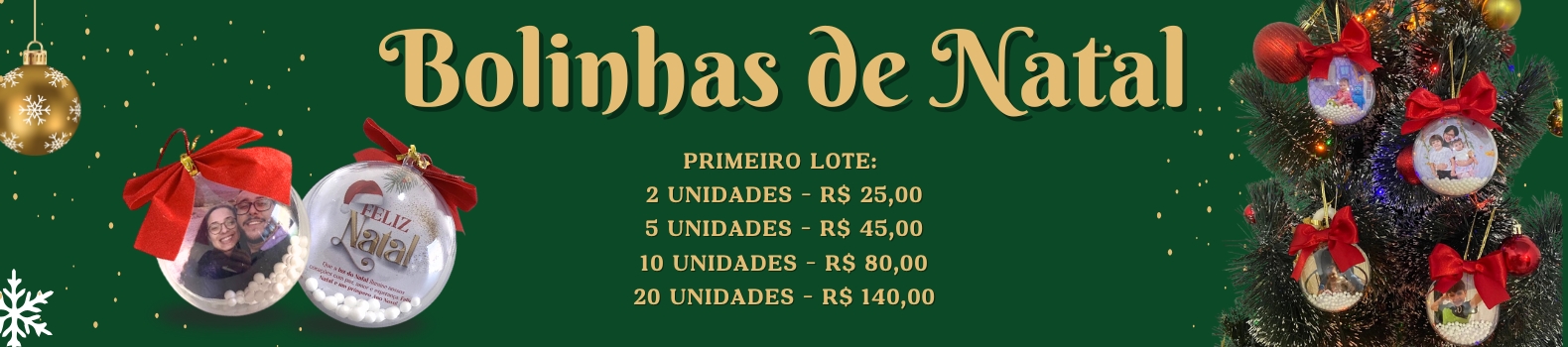 Promo bolinha de natal