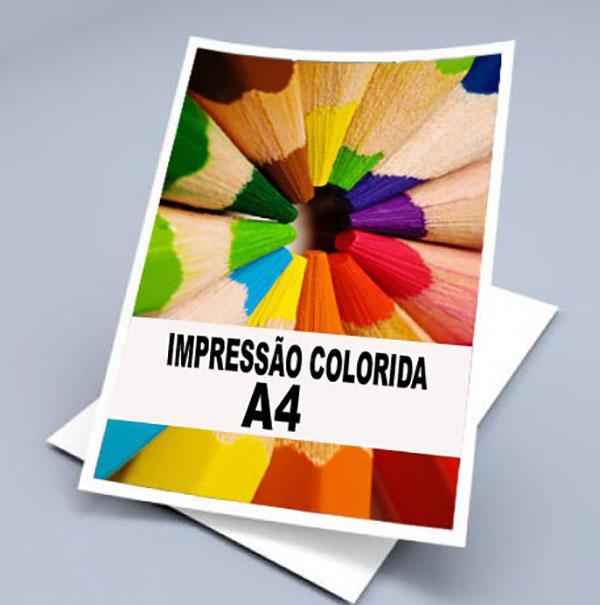 IMPRESSÃO / XEROX COLORIDO