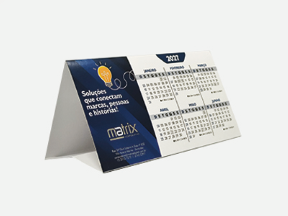 Calendário de mesa