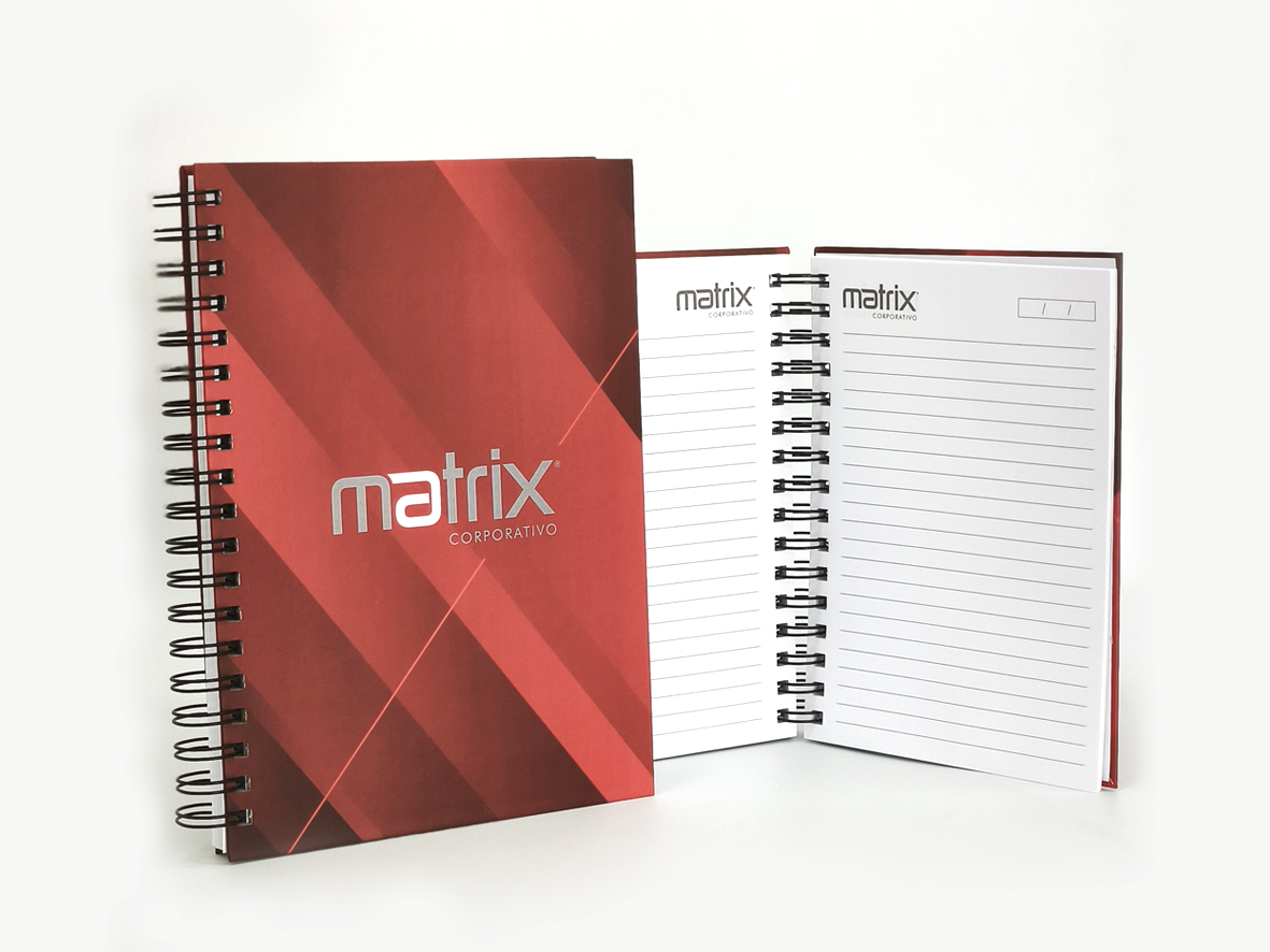 Caderno permanente personalizado