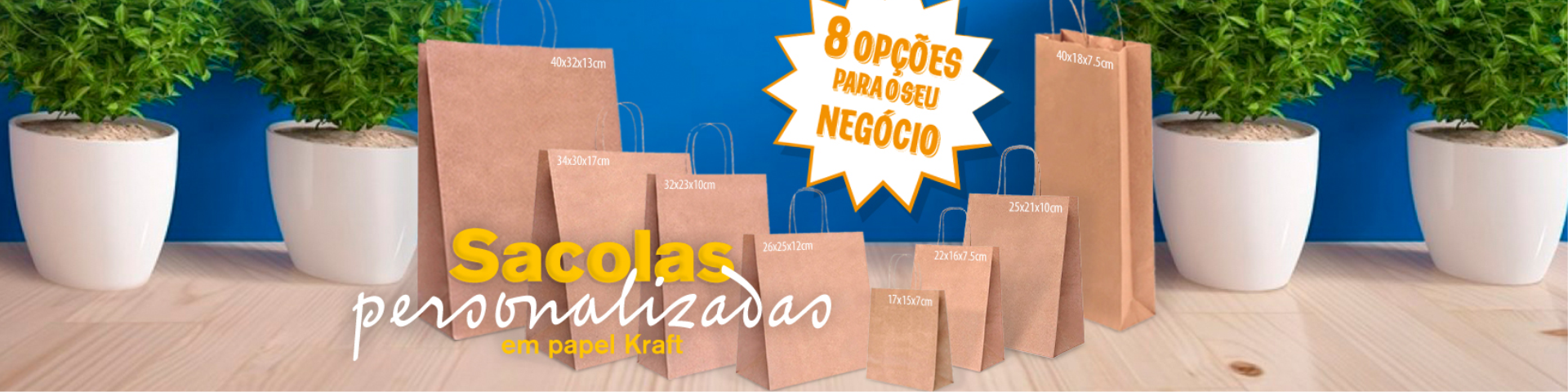 sacolas kraft