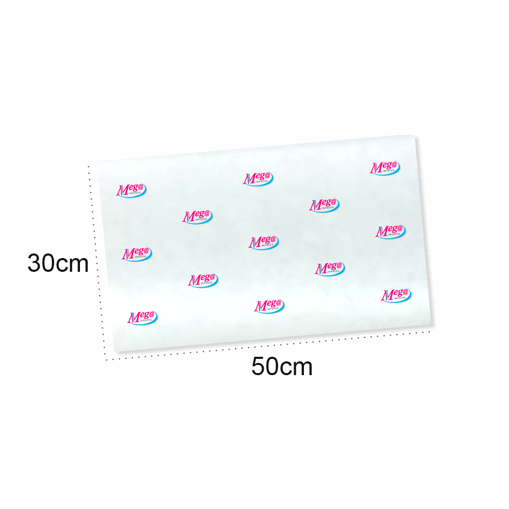 Papel de Seda Personalizado 30x50cm Com sua Logo / Marca Impressão Colorida
