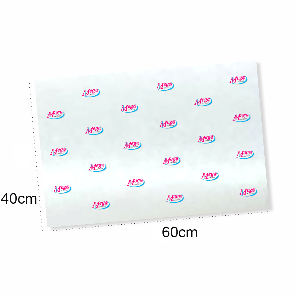 Papel de Seda Personalizado 40x60cm Com sua Logo / Marca Impressão Colorida
