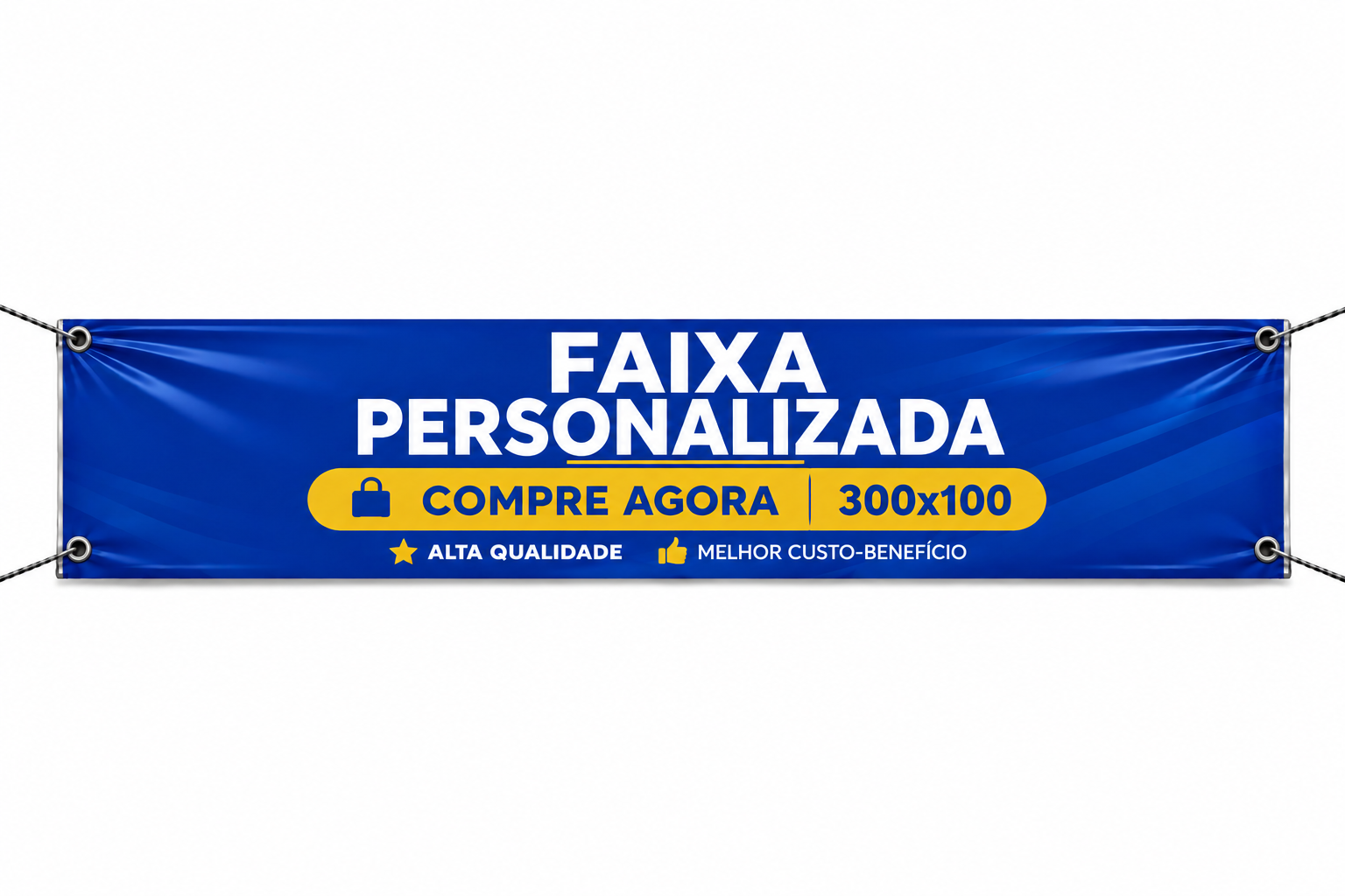 Faixa Personalizada 300x100cm
