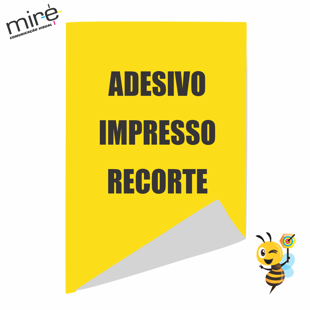 Adesivo Impresso e Recortado