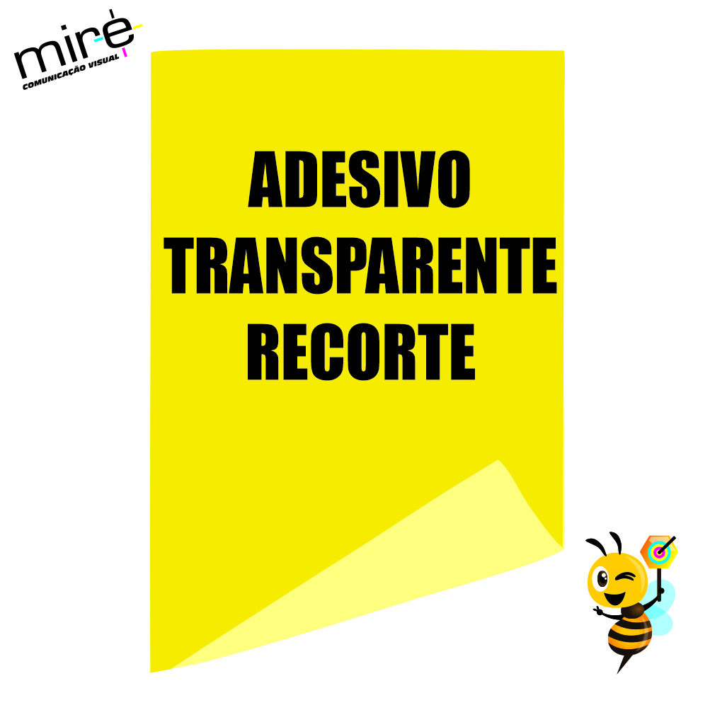 Adesivos Transparente Recorte