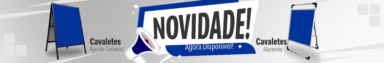 Novidade Cavaletes Metal