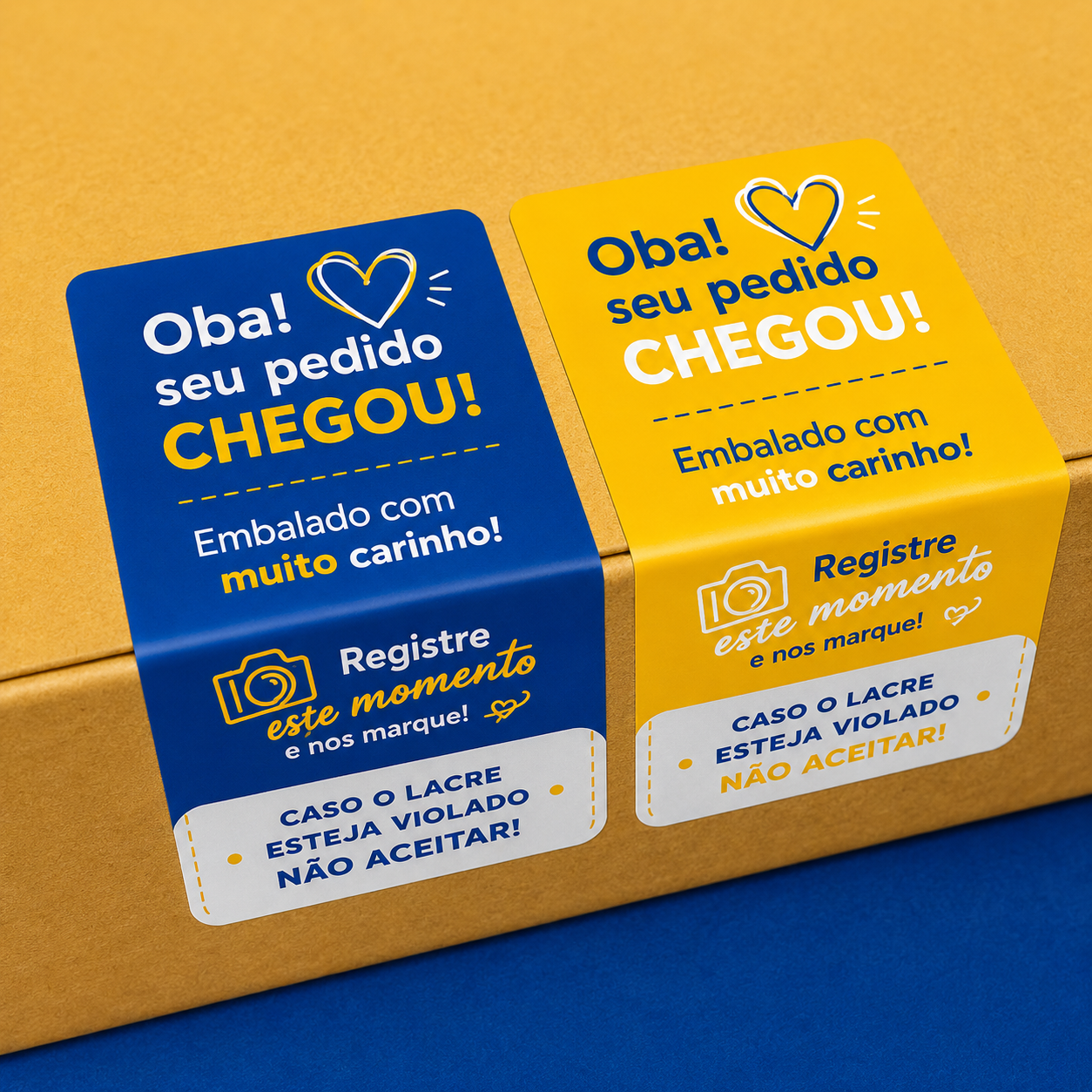 LACRES PARA EMBALAGEM QUADRADO