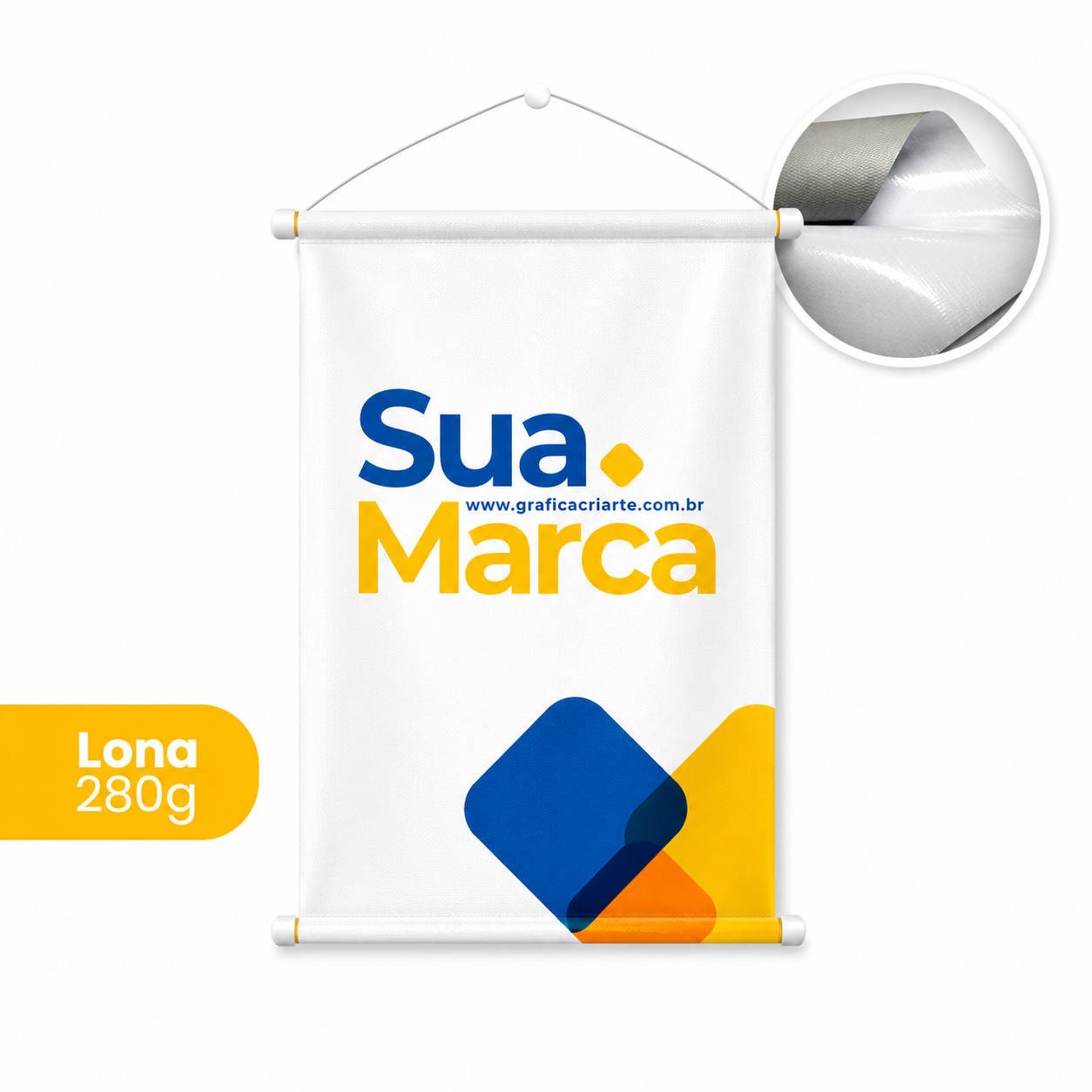 BANNER EM LONA 280G