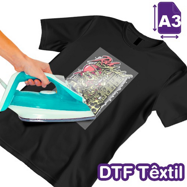 DTF TÊXTIL - FOLHA A3
