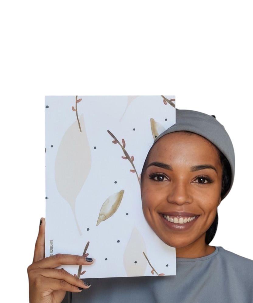 Cartazes de Contraste - Estampados Florais