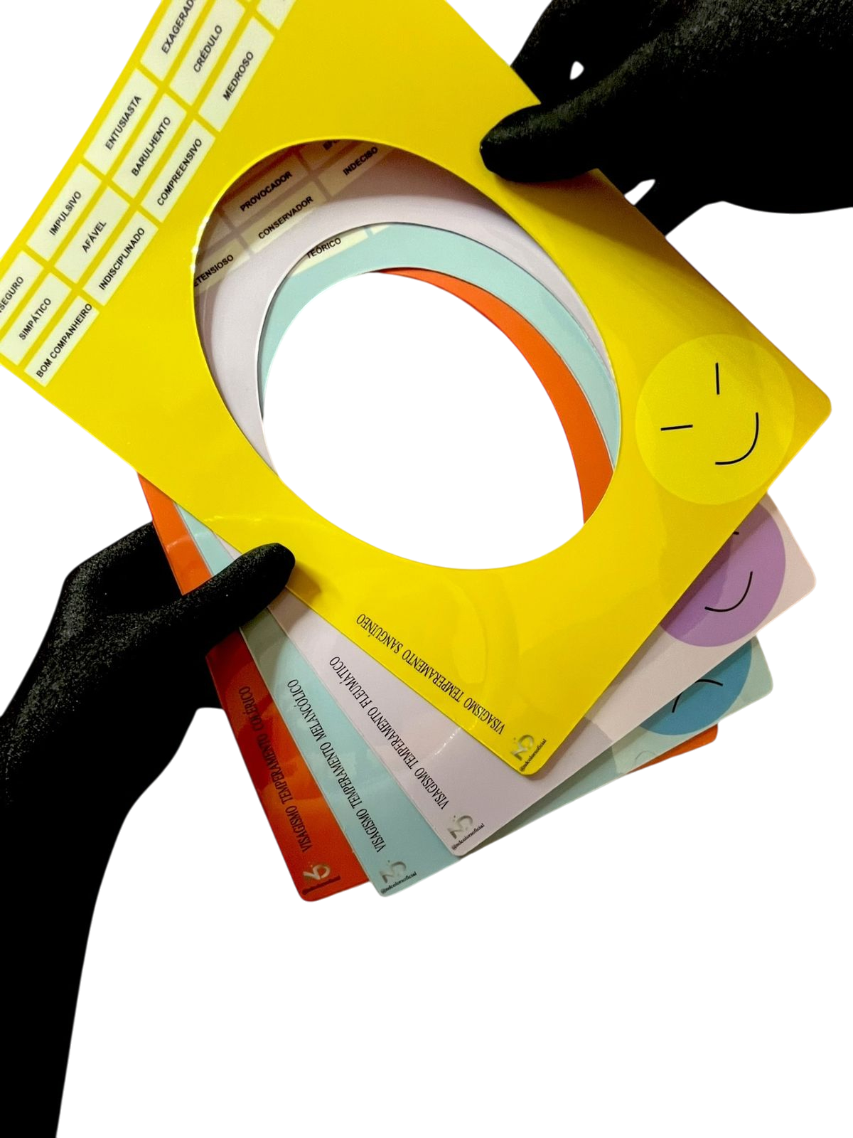 Cartazes dos 4 Temperamentos e Humores