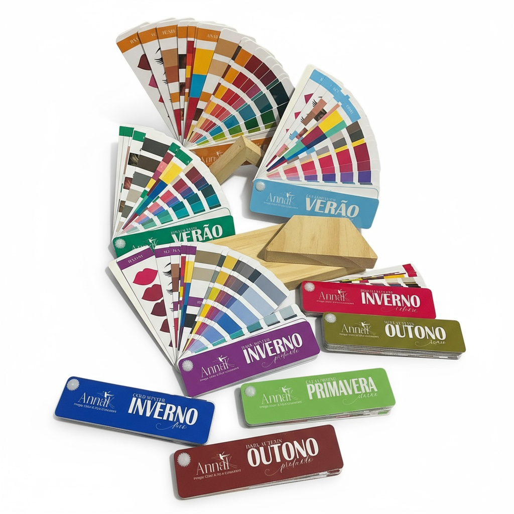 Kit com 12 Cartelas Leques