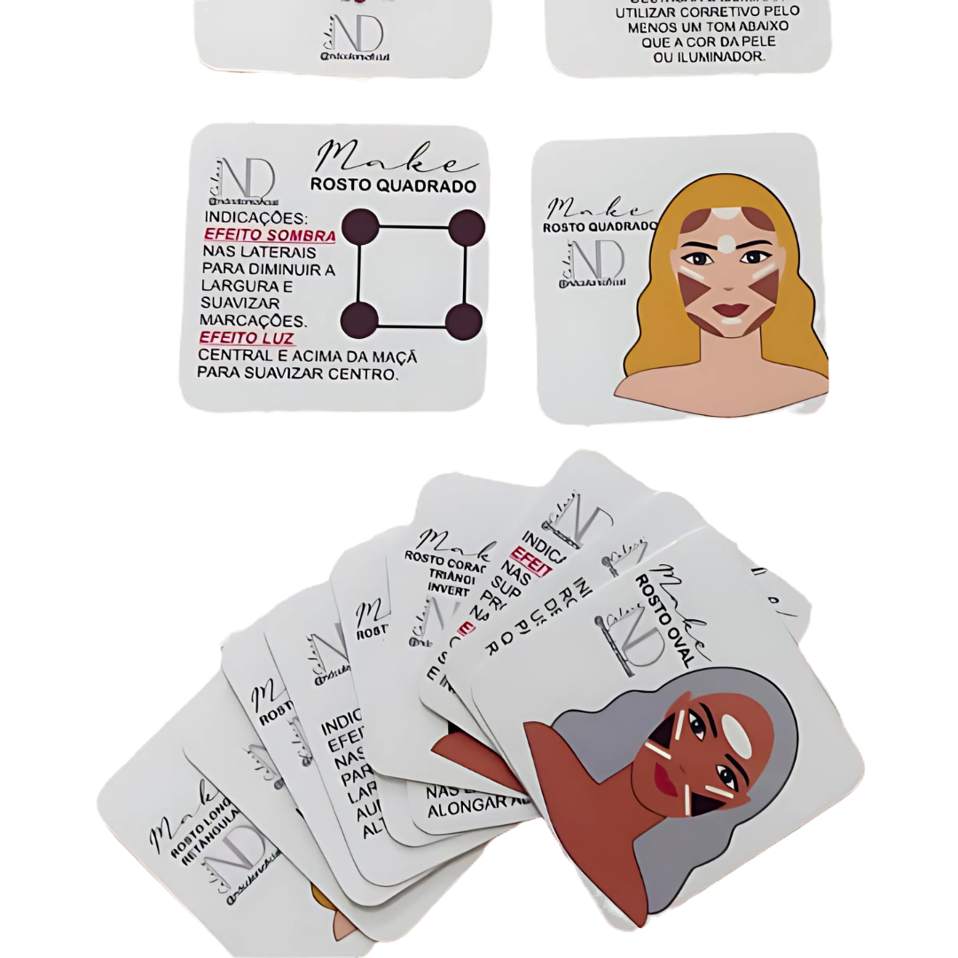 Guia Contorno Visagista - Makeup