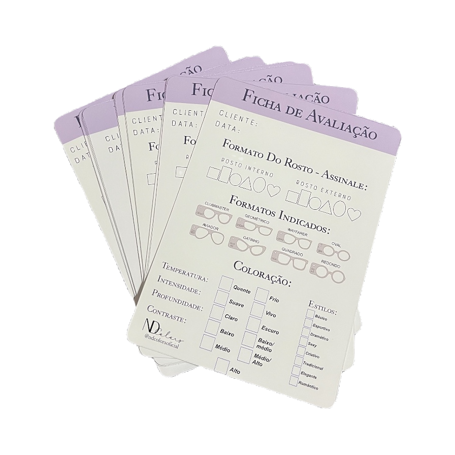 Ficha de Anamnese Óculos