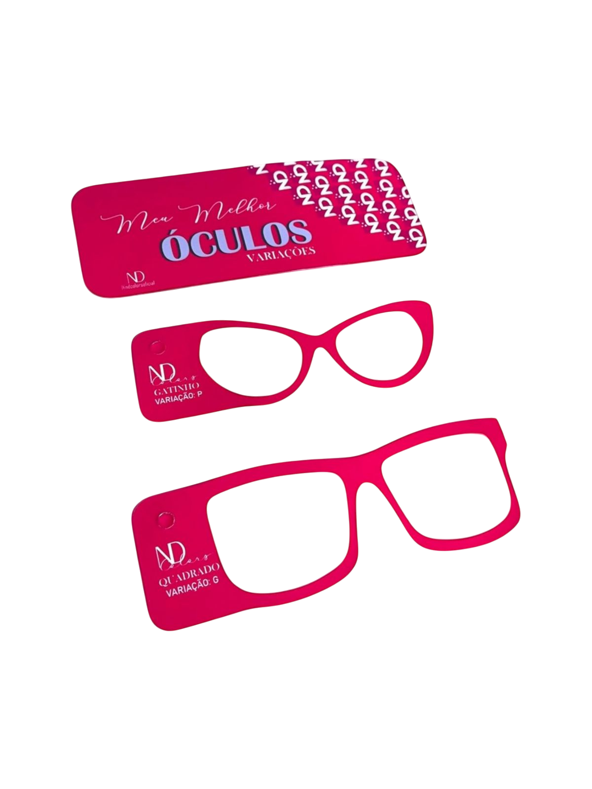 Gabarito de Óculos – Variações de Tamanho