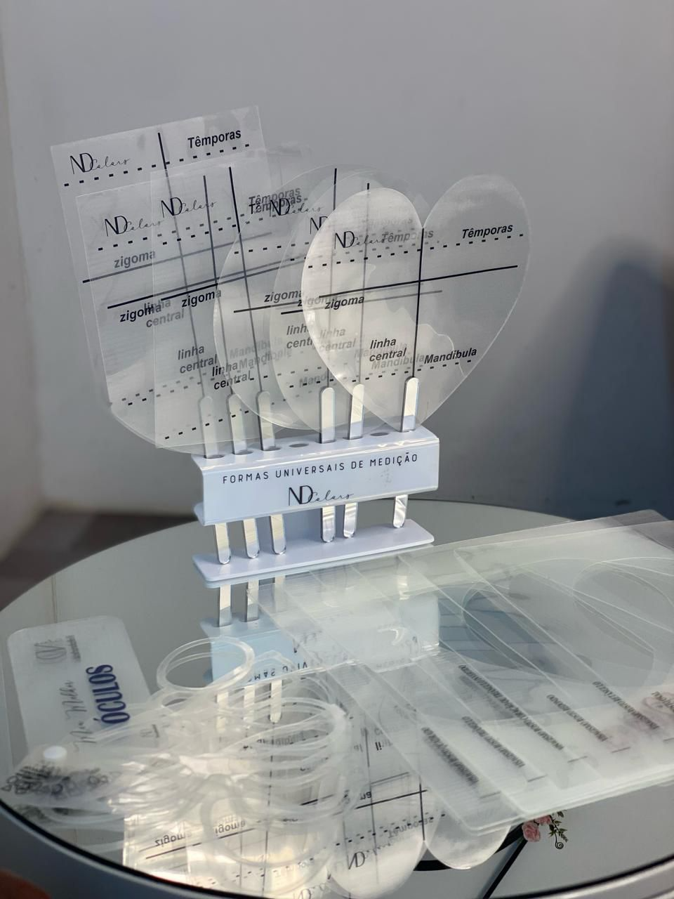 Kit  Visagista Transparente Luxo