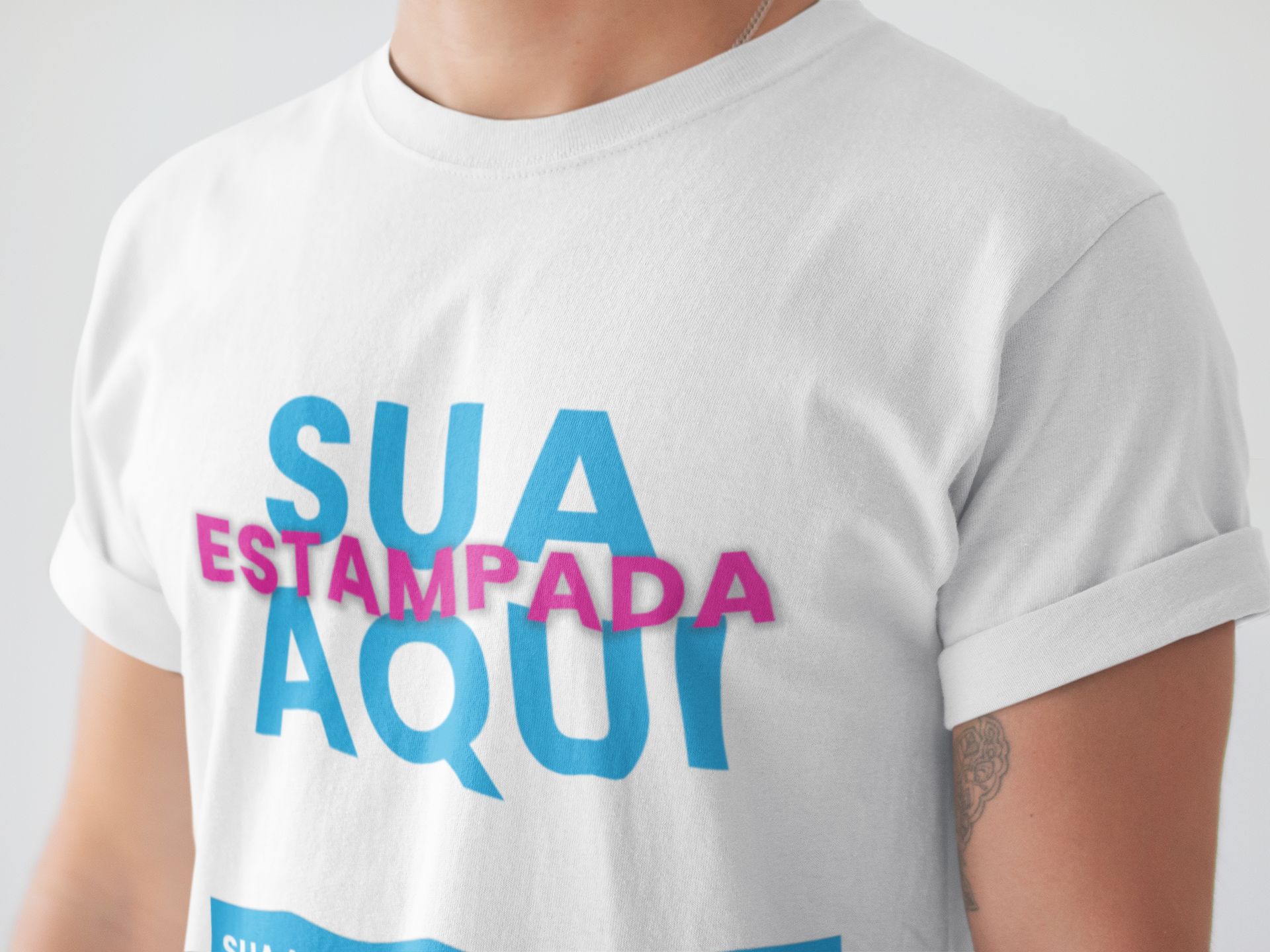 Camiseta T-shirt Unisex de Algodão Personalizada