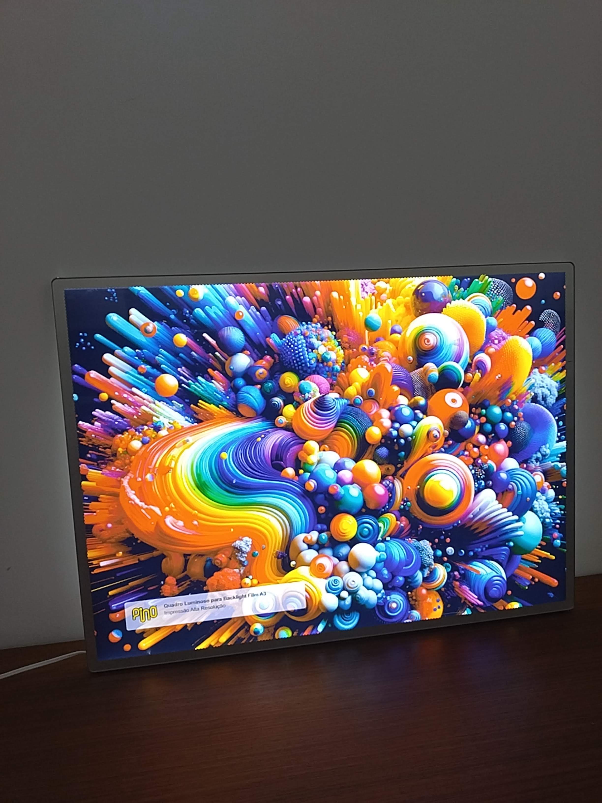 Quadro Luminoso Backlight A3