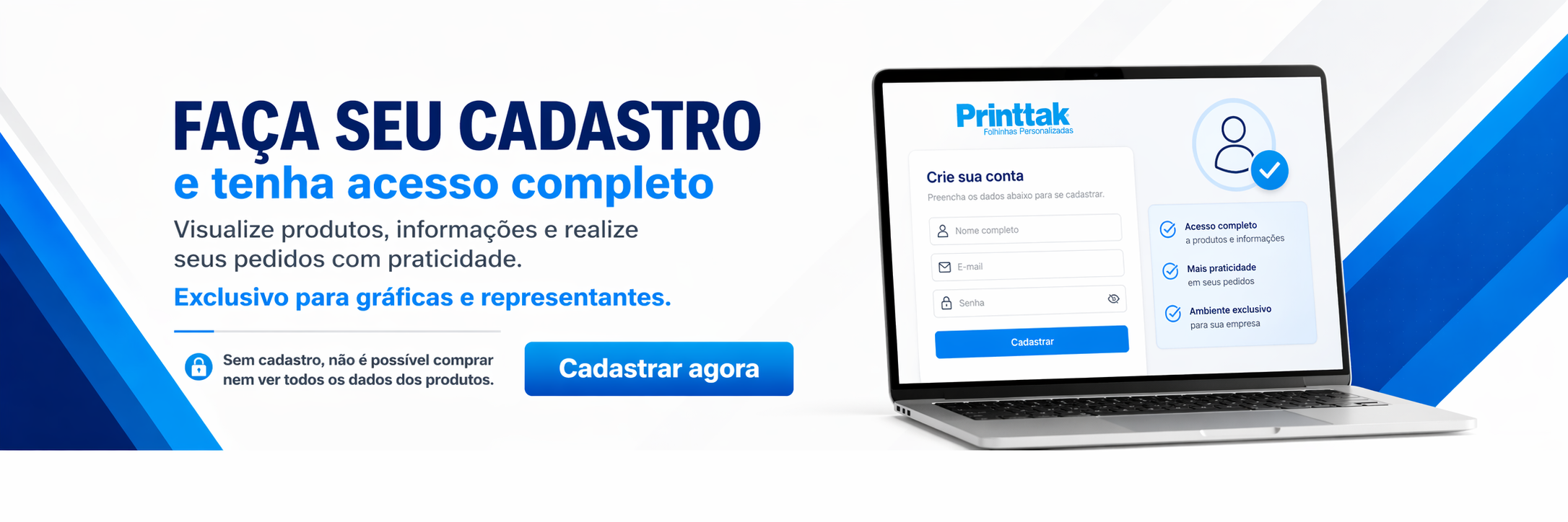 Banner para Cadastro