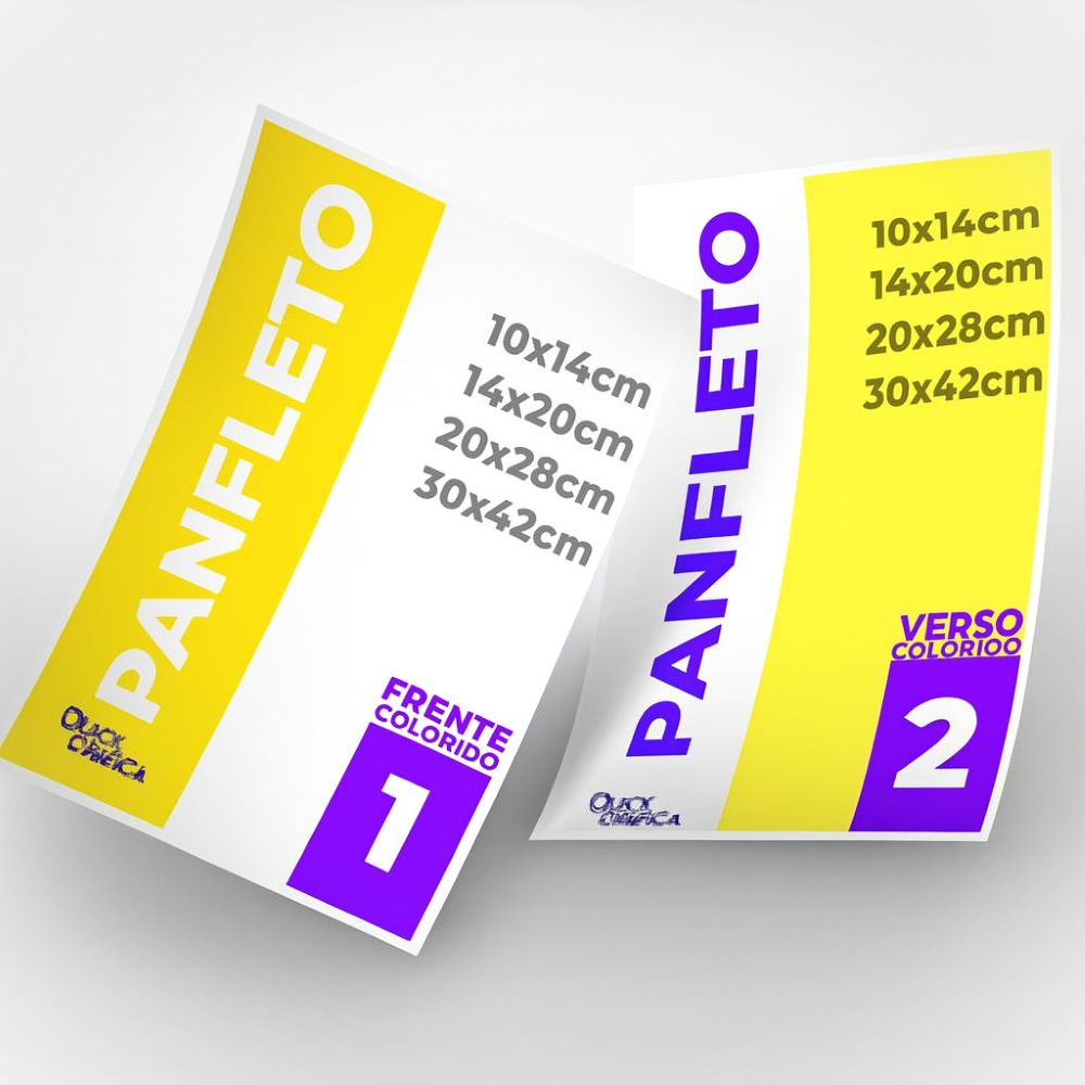 Panfletos, Flyers e Folhetos - Promocional