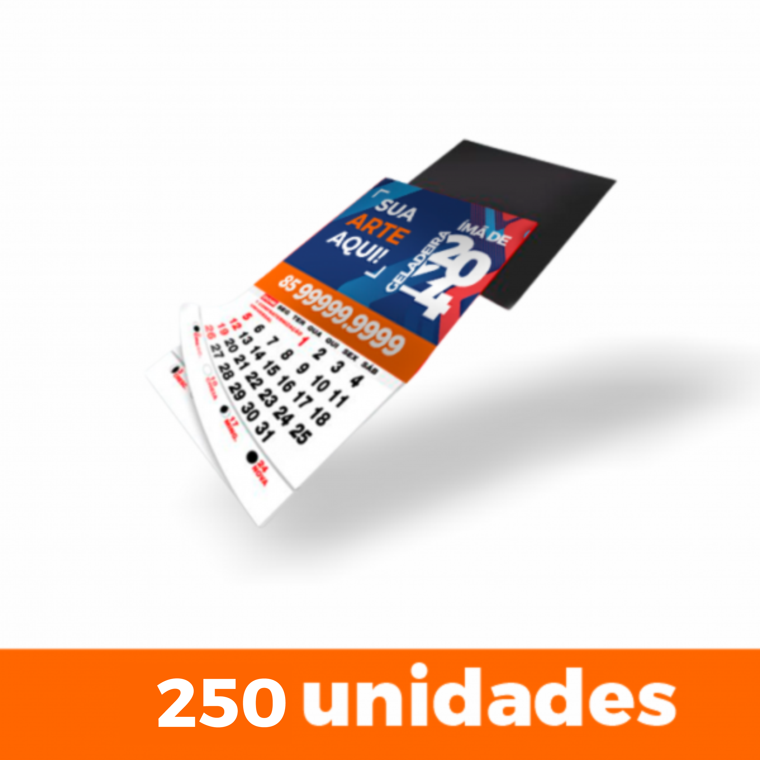Ímã de geladeira com calendário 2026 - 250 unidades