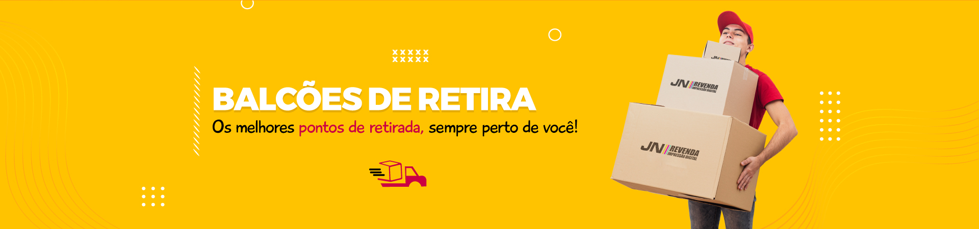 balcões de retirada