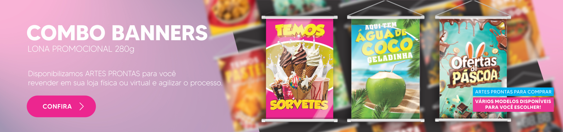 COMBO BANNER Promocional 280g