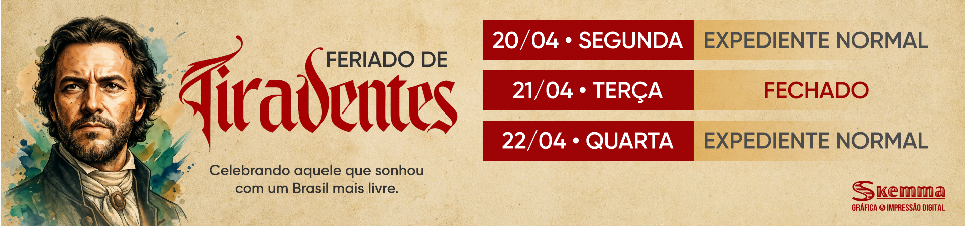 Comunicado Tiradentes