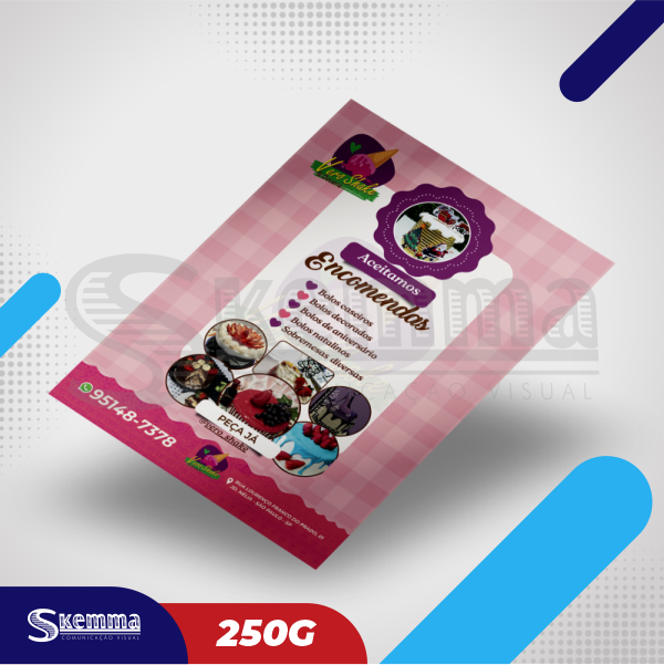 LASER A4 - COUCHÊ Frente 4x0 - 250g