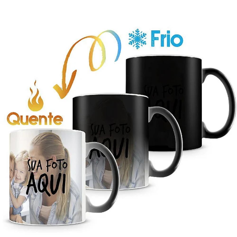 CANECA DE PORCELANA MÁGICA PERSONALIZADA
