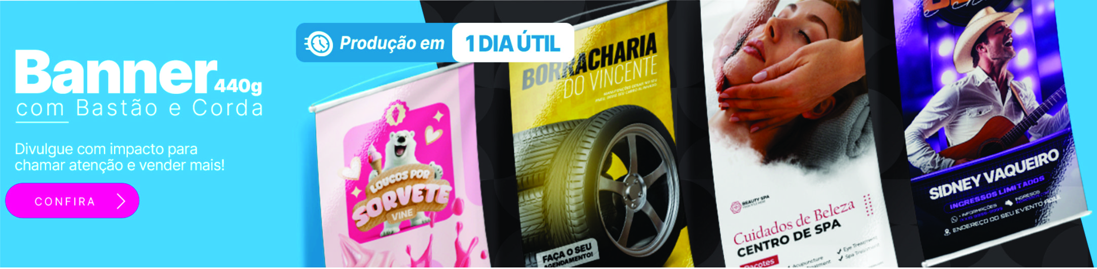 banner em lona promocional