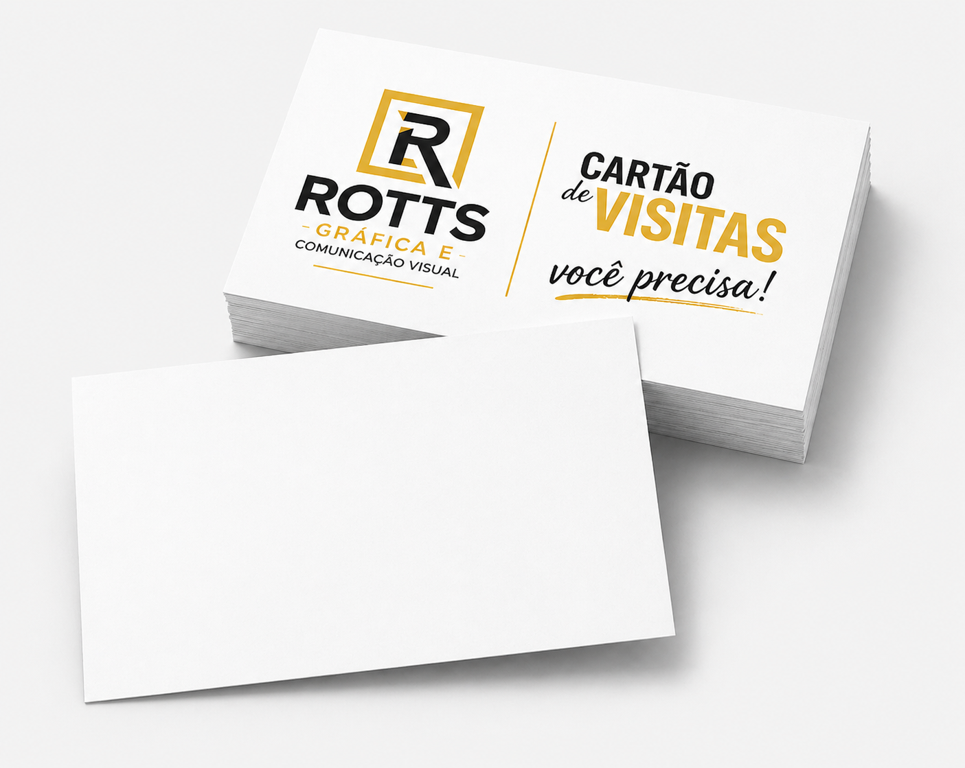 Cartão 4x0 cores