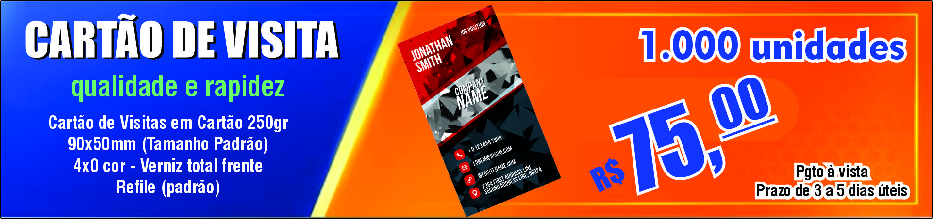 CARTÃO DE VISITA