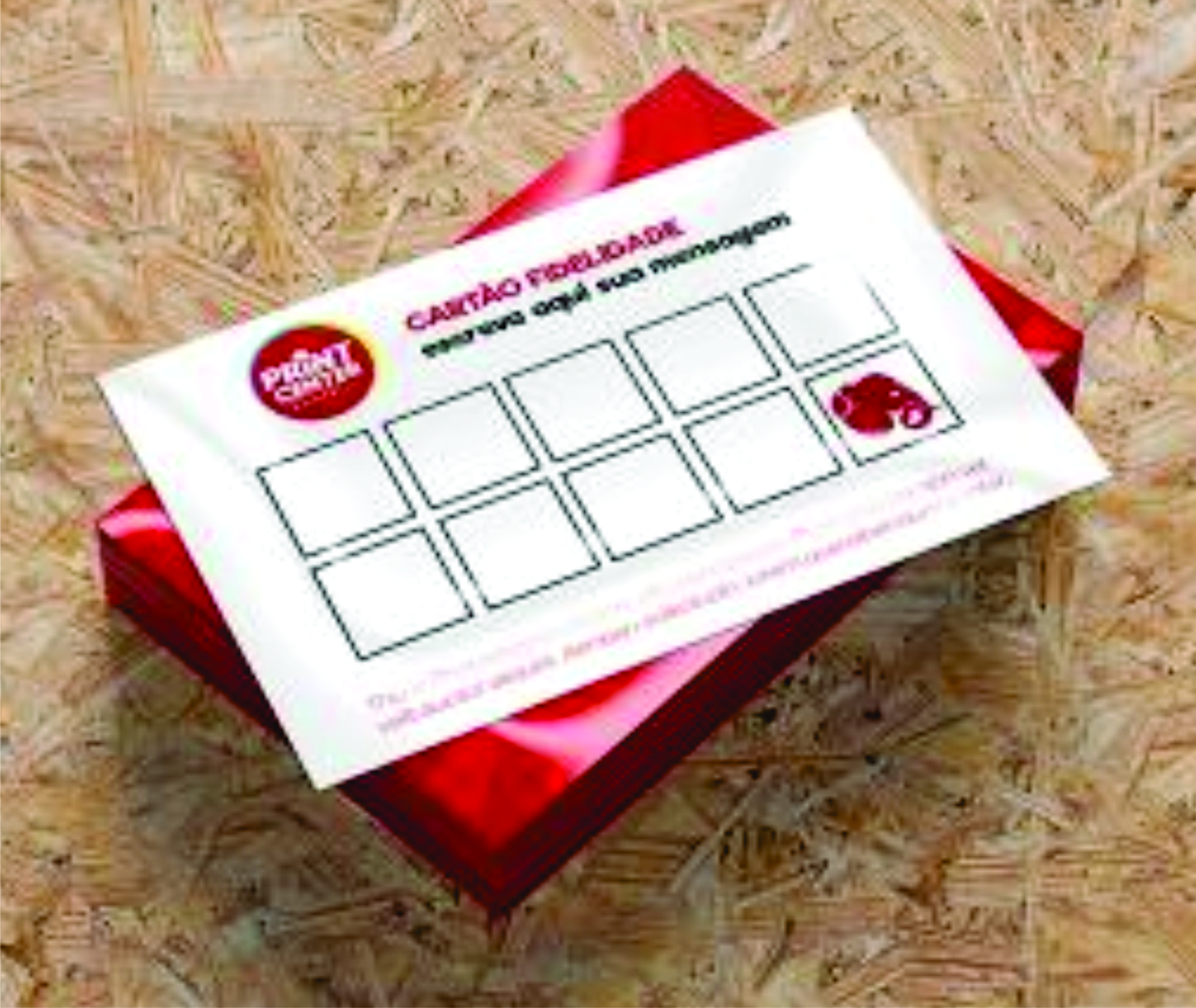 CARTÃO DE VISITA 300GR. 4x4 cores - VErniz Total frente