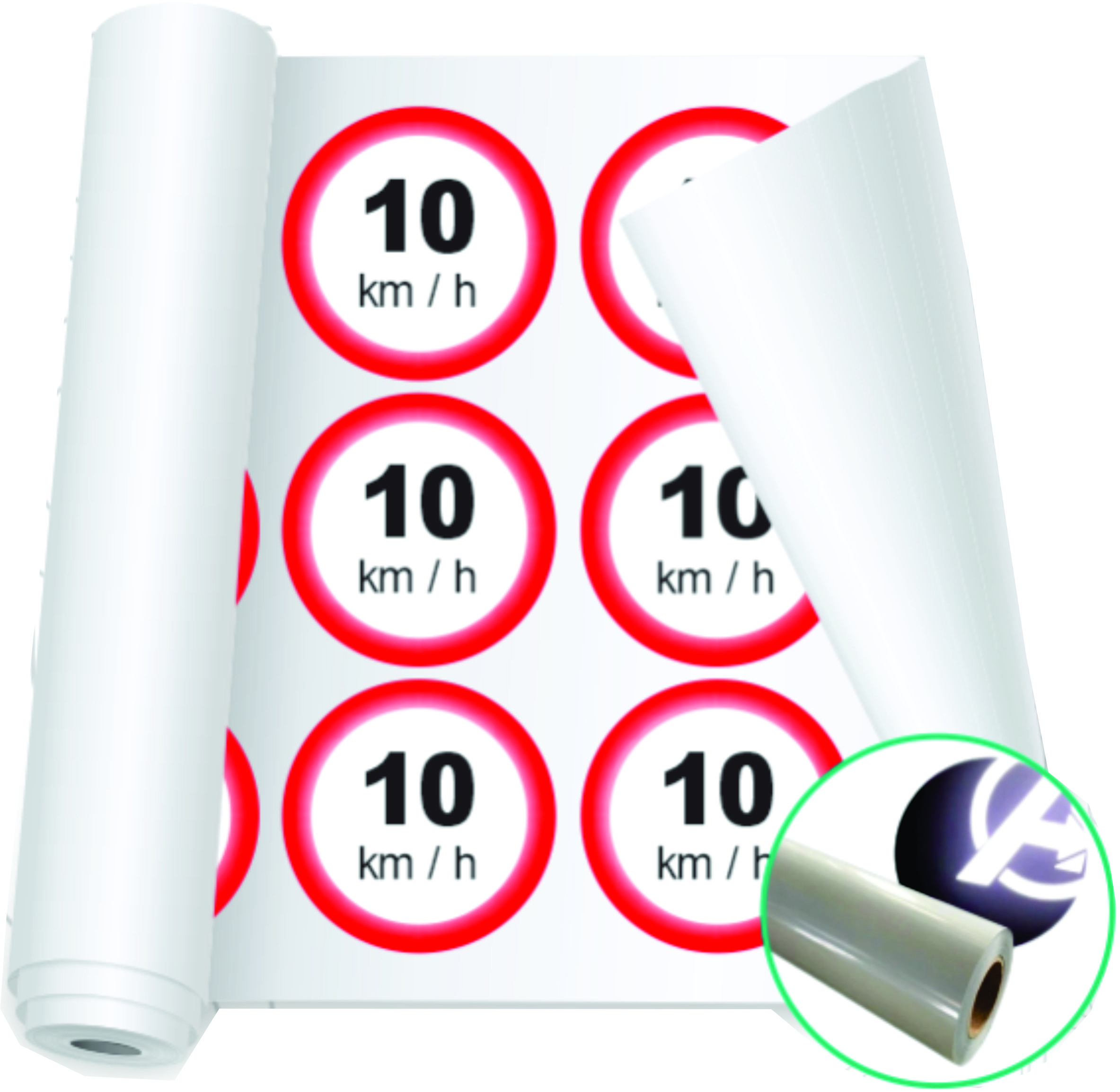 Adesivo Refletivo Com Recorte