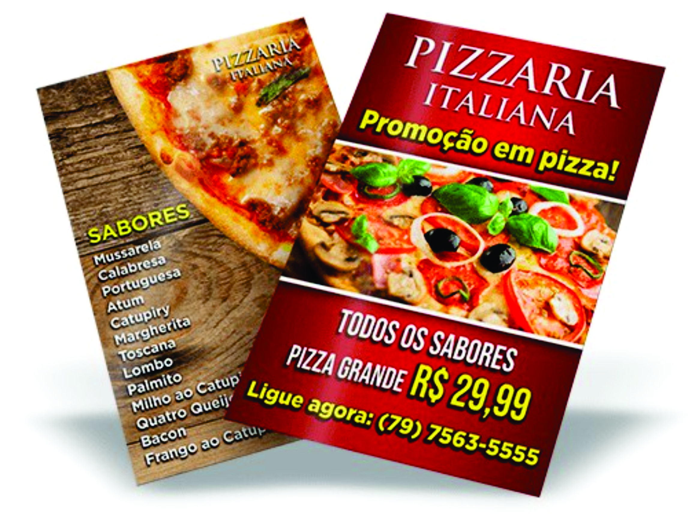 Folhetos em Couchê 150gr - 4x4 Cores 150x200mm