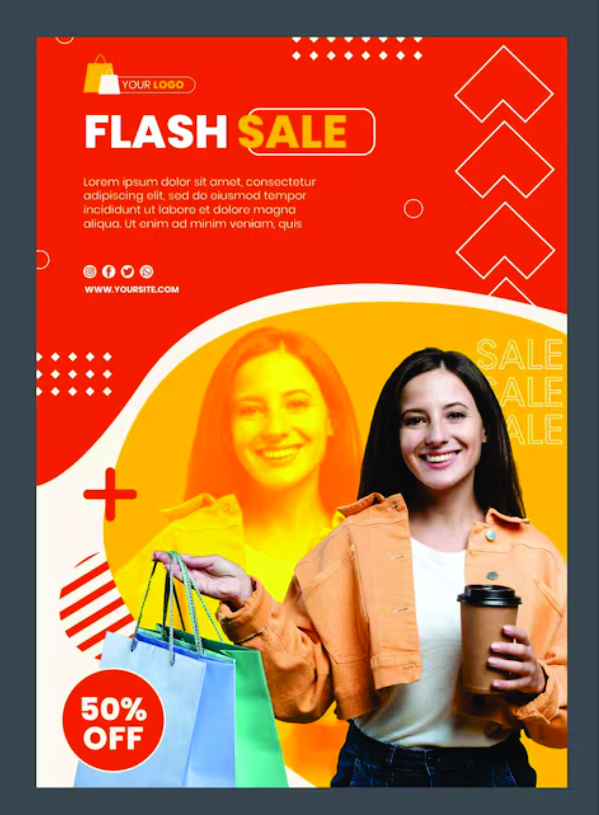 Folhetos em Couchê 150gr - 20x30cm - 4x0 Cores