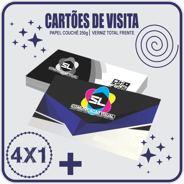 Cartão de Visita 4X1